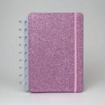 Caderno de discos shine rosa m- 9 discos- 80 folhas -disko Caderno de discos shine rosa m- 9 discos- 80 folhas -disko