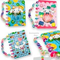Caderno de Discos - Tipo Inteligente / Troca folhas - Cinnamoroll - Turma da Hello Kitty