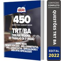 Caderno De es Trt Ba Ensino Médio - Questões Gabaritadas