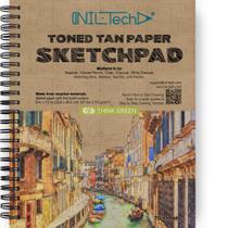 Caderno de Esboços NIL-TECH Premium - 9x12" - 175g/m² - 70 Folhas