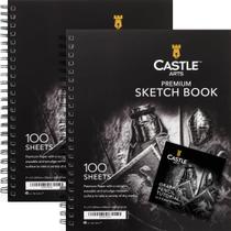 Caderno de Esboços Premium Castle Art Supplies - 23x30cm - 200 Folhas