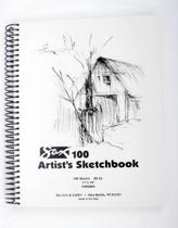 Caderno de esboços Sax Artists Spiral Bound Sulphite 11x14" 100 folhas
