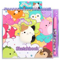 Caderno de esboços Squishmallows Original com material de papelaria