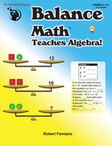 Caderno de exercícios The Critical Thinking Co. Balance Math Algebra Caderno de exercícios The Critical Thinking Co. Balance Math Algebra