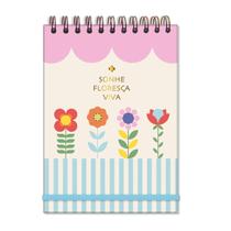 Caderno de ideias Floral Gráfico Fina Ideia Caderno de ideias Floral Gráfico Fina Ideia