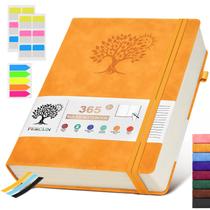 Caderno de Jornal PERCUN A4 Forrado - 365 Páginas com Capa de Couro