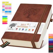 Caderno de Jornal PERCUN B5 Forrado - 365 Páginas com Capa de Couro Caderno de Jornal PERCUN B5 Forrado - 365 Páginas com Capa de Couro