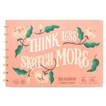 Caderno De Lettering Ótima Systemflex Ultra Coleção Prime Coral