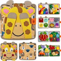 Caderno De Montessori Sensorial Didático Atividades Educativa Livro Brinquedo Educativo - Brastoy