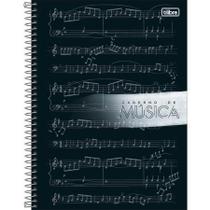 Caderno De Música Espiral Capa Dura Universitário Tilibra 80 Folhas