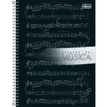 Caderno de Música Grande com Espiral 80 Folhas - TILIBRA