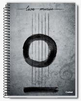 Caderno de Música Pautado 50 Folhas - Capa Flexível Credeal