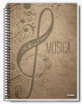 Caderno de Música Pautado, 96 folhas, Capa Dura - Credeal