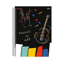 Caderno de Música Universitário SD 80 Fls Capa Dura
