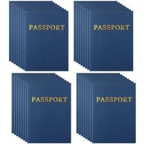 Caderno de passaporte em branco para crianças Lewtemi 60 unidades azul Caderno de passaporte em branco para crianças Lewtemi 60 unidades azul