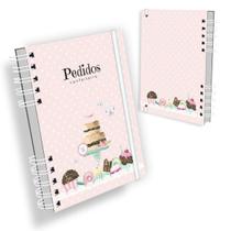 Caderno De Pedidos Confeiteira - 200 Páginas Coloridas