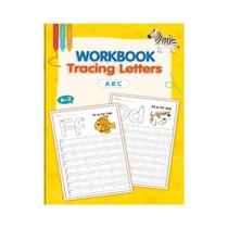 Caderno De Prática De Caligrafia Do Alfabeto Para Crianças De 3 a 6 Anos, Ensino Pré-Escolar E