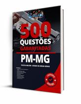 Caderno de Questões PM-MG - 500 Questões Gabaritadas - Editora Solução