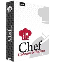 caderno de receita personalizado 200 folhas master chef pronta entrega