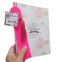 Caderno de Receitas + Caneta Personalizada - L&E