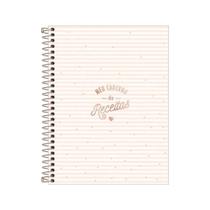 Caderno de Receitas Espiral Capa Dura Soho 80 Folhas TILIBRA