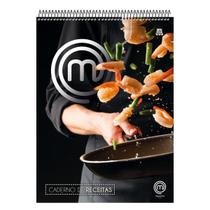 Caderno de Receitas Espiral Superior Masterchef Pautado 76 Folhas Animativa Caderno de Receitas Espiral Superior Masterchef Pautado 76 Folhas Animativa