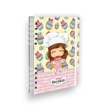 Caderno De Receitas Minhas Receitas Cabelinho Castanho