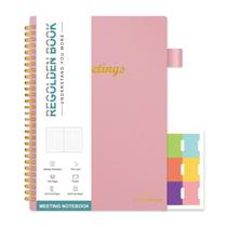 Caderno de reuniões Regolden-Book Work Planner 18x25cm rosa Caderno de reuniões Regolden-Book Work Planner 18x25cm rosa