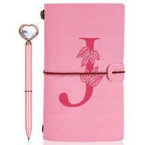 Caderno de viagem JEWPHX Pink Leather Journal, conjunto de 20x12 cm Caderno de viagem JEWPHX Pink Leather Journal, conjunto de 20x12 cm