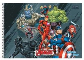 Caderno desenho 080 avengers tilibra 309 Caderno desenho 080 avengers tilibra 309