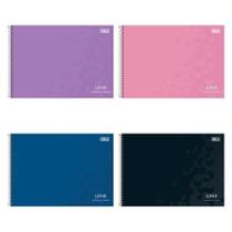 CADERNO DESENHO 60fls CD GRANDE TILIBRA LUNIX MILIMETRADO - KIT C/4un