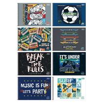 CADERNO DESENHO 96fls CD GRANDE TILIBRA D+ MASCULINO - KIT C/4un