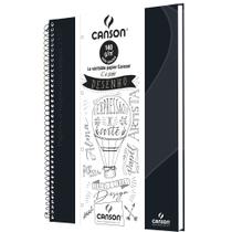 Caderno Desenho A4+ 140g/m², Canson, 71400267BR, Preto , 40 Folhas Caderno Desenho A4+ 140g/m², Canson, 71400267BR, Preto , 40 Folhas