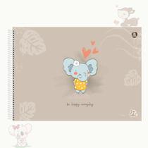 Caderno Desenho Capa Dura 27,5x20cm Com 60fls So Cute