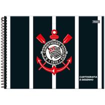 Caderno Desenho Cartografia Corinthians Capa Dura - Foroni Caderno Desenho Cartografia Corinthians Capa Dura - Foroni