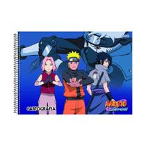 Caderno Desenho Cartografia Esp 60fls Naruto Time 7 SD - SAO DOMINGOS