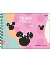 Caderno Desenho Cartografia Minnie Escolar 80fl Jandaia C.D