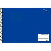 Caderno desenho e Cartografia 96 Folhas Foroni Class Azul