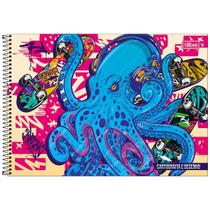 Caderno desenho espiral 80 folhas 4 Fun Tilibra