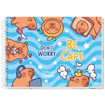 Caderno Desenho Espiral Capa Dura Sem pauta 80F Be Capy 286159