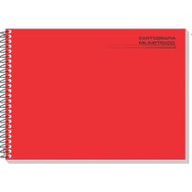 Caderno Desenho Milimetrado Vermelho Liso 48F UNIV ESP C.D