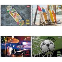 Caderno Desenho Milimetrado Zoom+ 96Fls Masculino Espiral