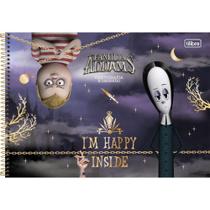 Caderno Desenho UNIV Capa Dura Familia ADDAMS Espiral 80FLS. - Tilibra