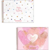 Caderno Desenho UNIV Capa Dura LA Creme 80FLS. PCT.C/04