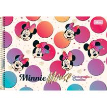 Caderno Desenho UNIV Capa Dura Minnie 80FLS.