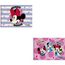 Caderno Desenho UNIV Capa Dura Minnie 80FLS.