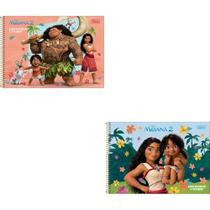 Caderno Desenho Univ Capa Dura Moana 80Fls