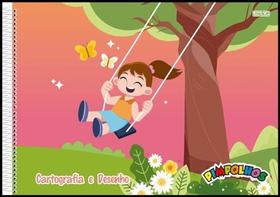 Caderno Desenho Univ Capa Dura Pimpolhos Feminino 60F