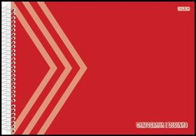 Caderno Desenho Univ Capa Dura Vermelho 60F