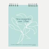 Caderno devocional de anotações bíblicas momentos com Deus 15x21